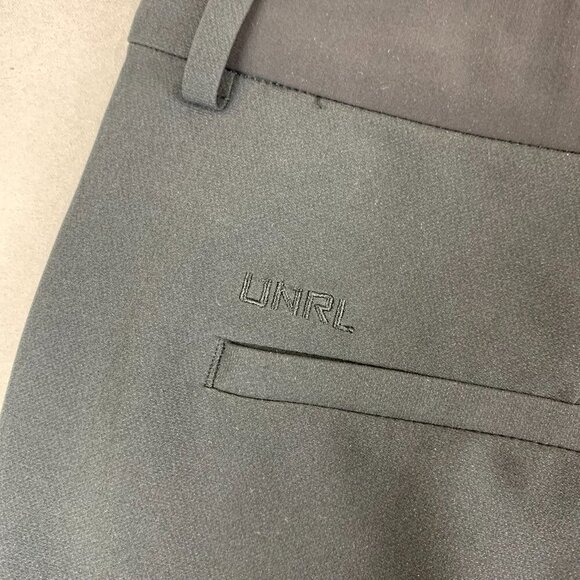 UNRL Golf Mens Halifax Pants 2XL 40-42 Black Chino Tapered Stretch 32" Inseam - Picture 14 of 14